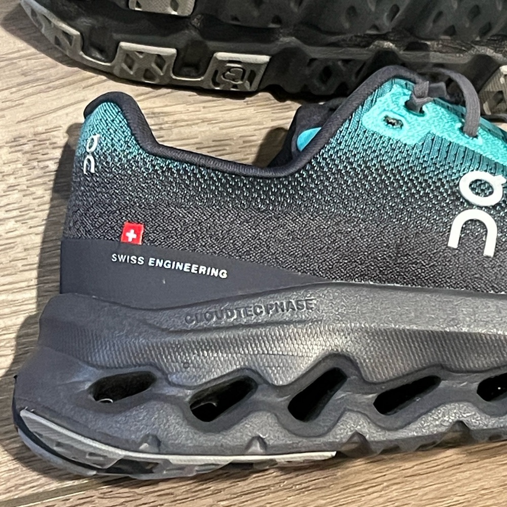 On Cloudtilt Men's Size 8.5 Casual Running Shoes in Aqua/Iron Athletic - Picture 6 of 13